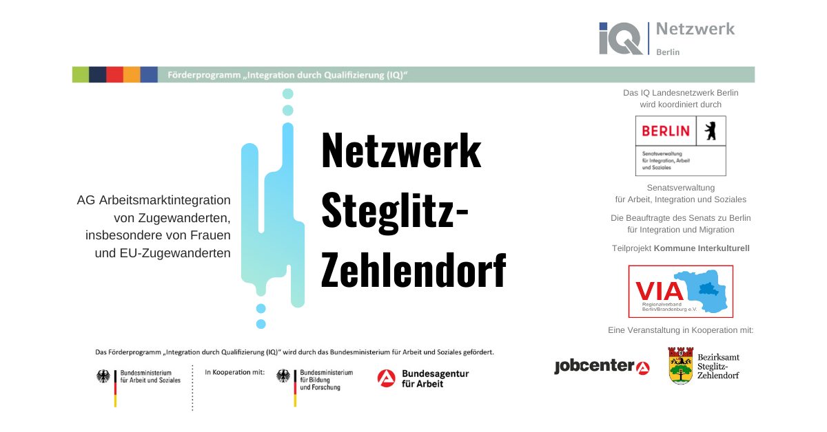 Poster Netzwerktreffen Steglitz-Zehlendorf